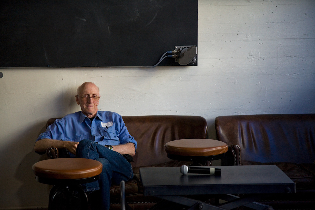 Stewart Brand at The Interval, photo by Gary Wilson